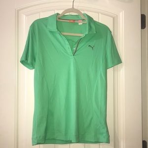 Sz L puma dry cell golf shirt NWOT